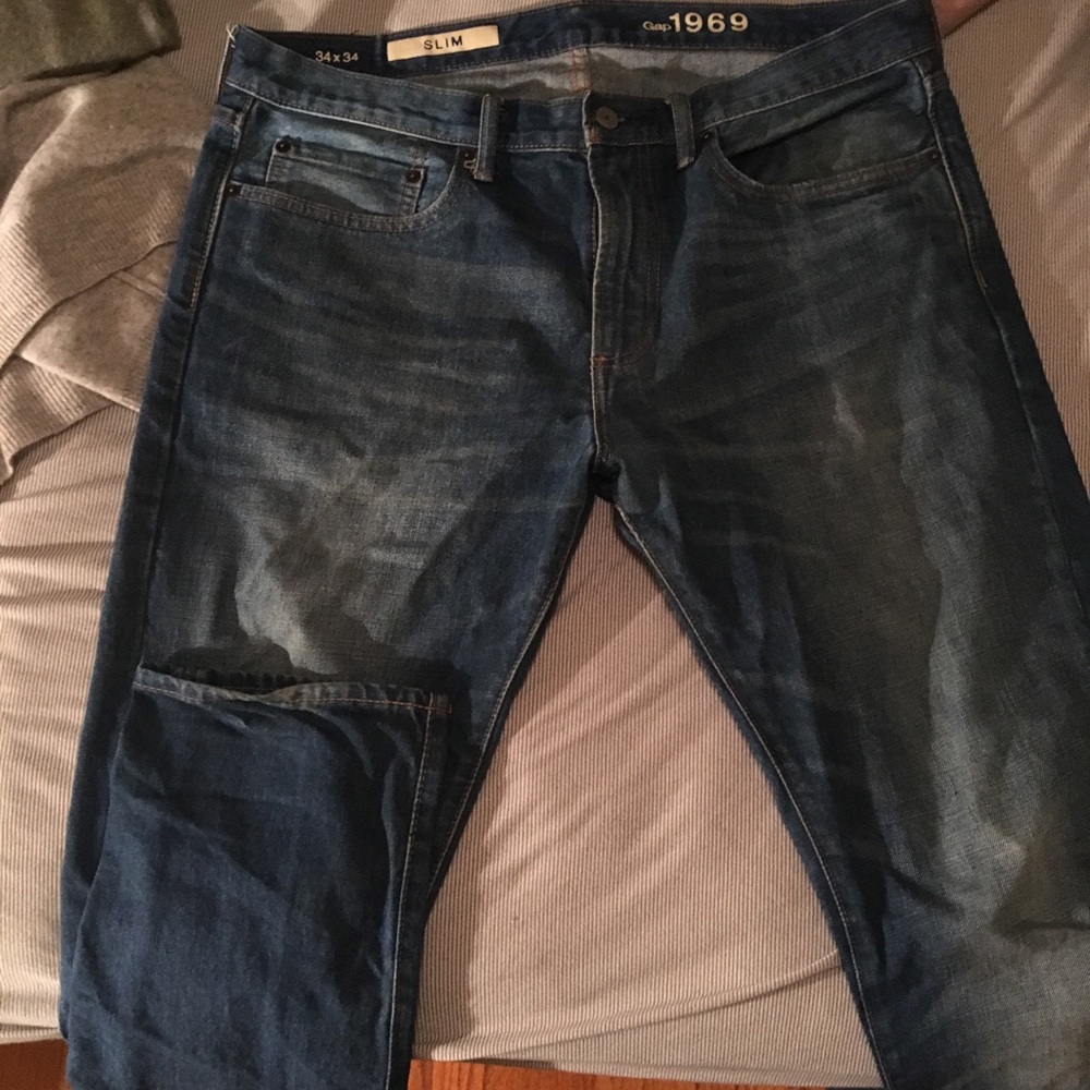 Gap denim 34x34 slim fit